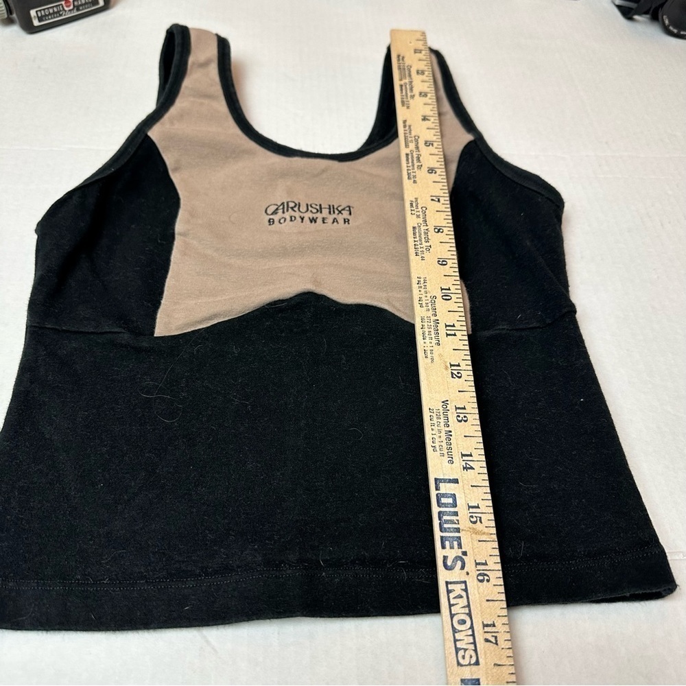 Y2K Carushka Bodywear Tank | Minimalist Balletcore Contrast Camisole - Picture 8 of 8